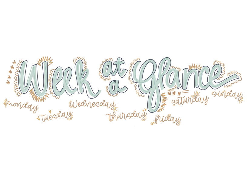 Week at a Glance