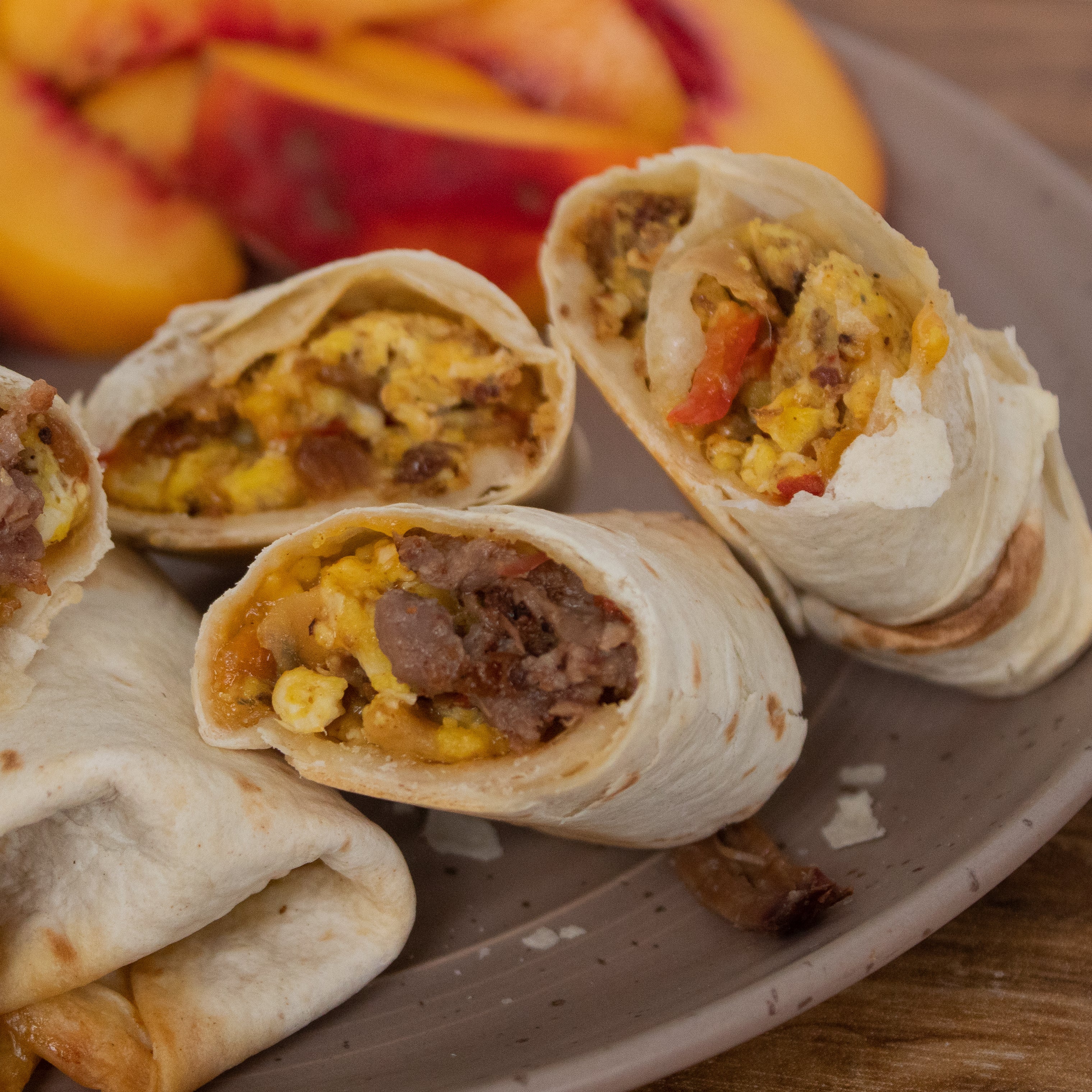 Brisket Breakfast Burritos