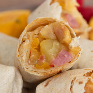 Ham and Potato Burritos