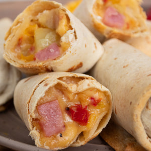 Ham and Potato Burritos