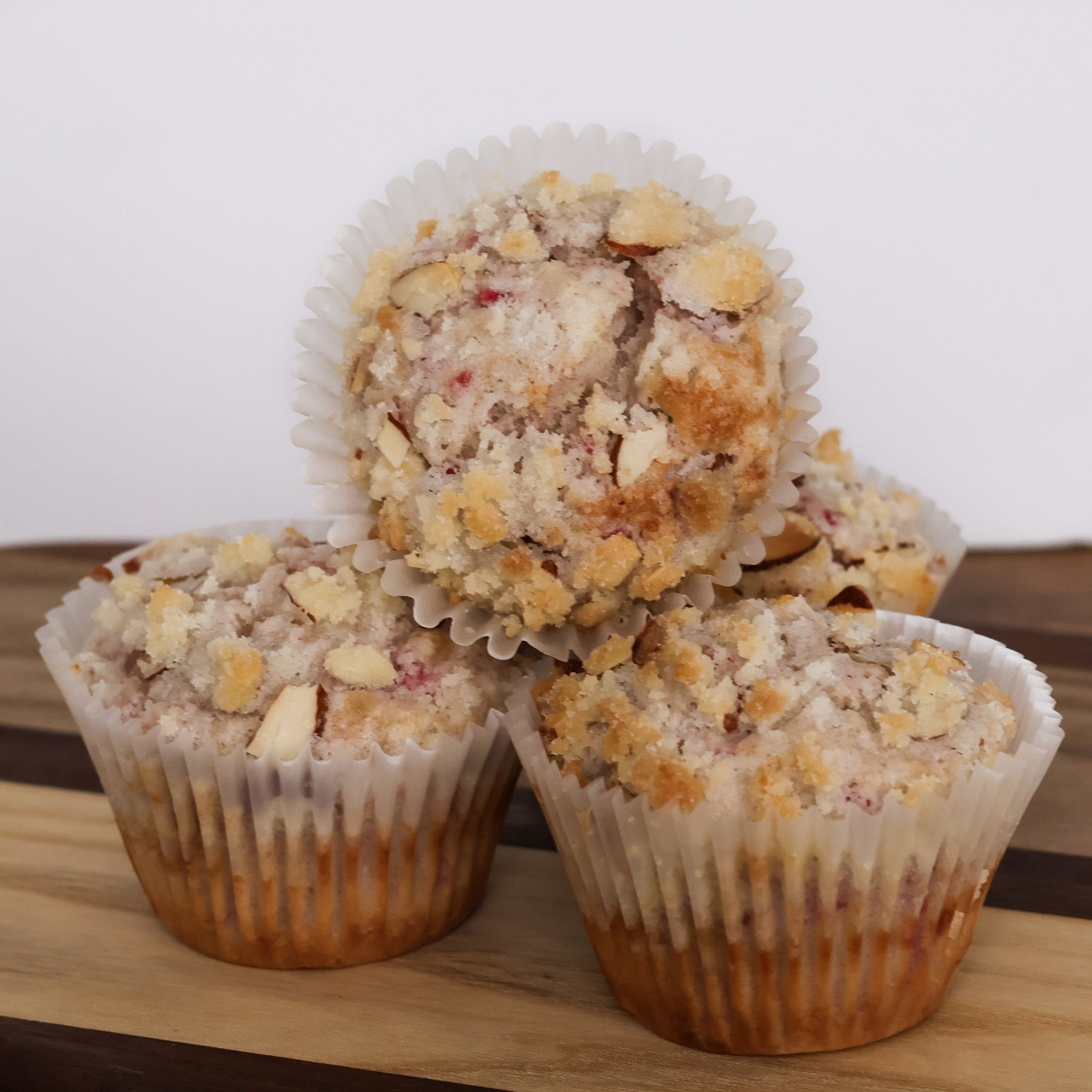 Raspberry Almond Muffins