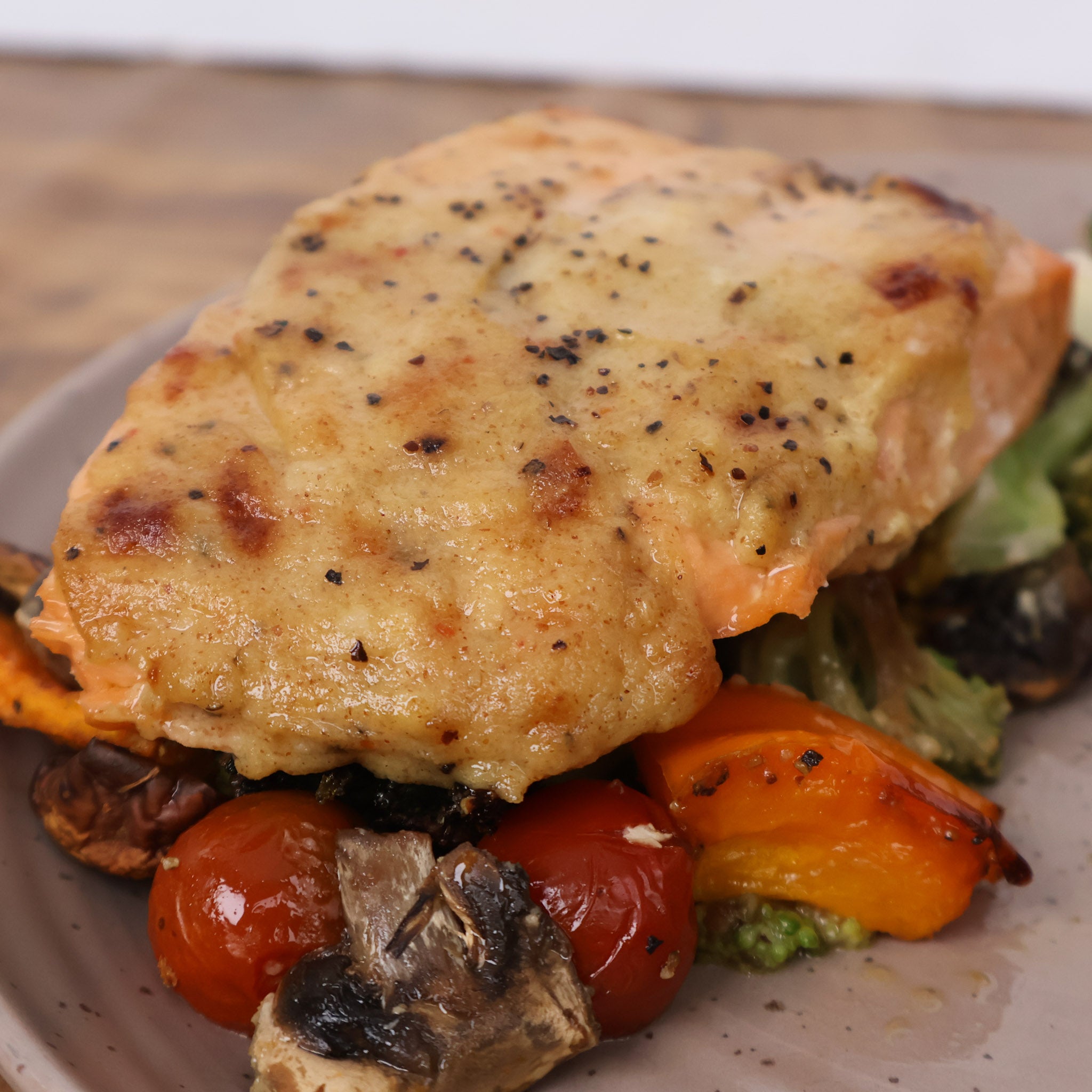 Dijon Salmon Bowl
