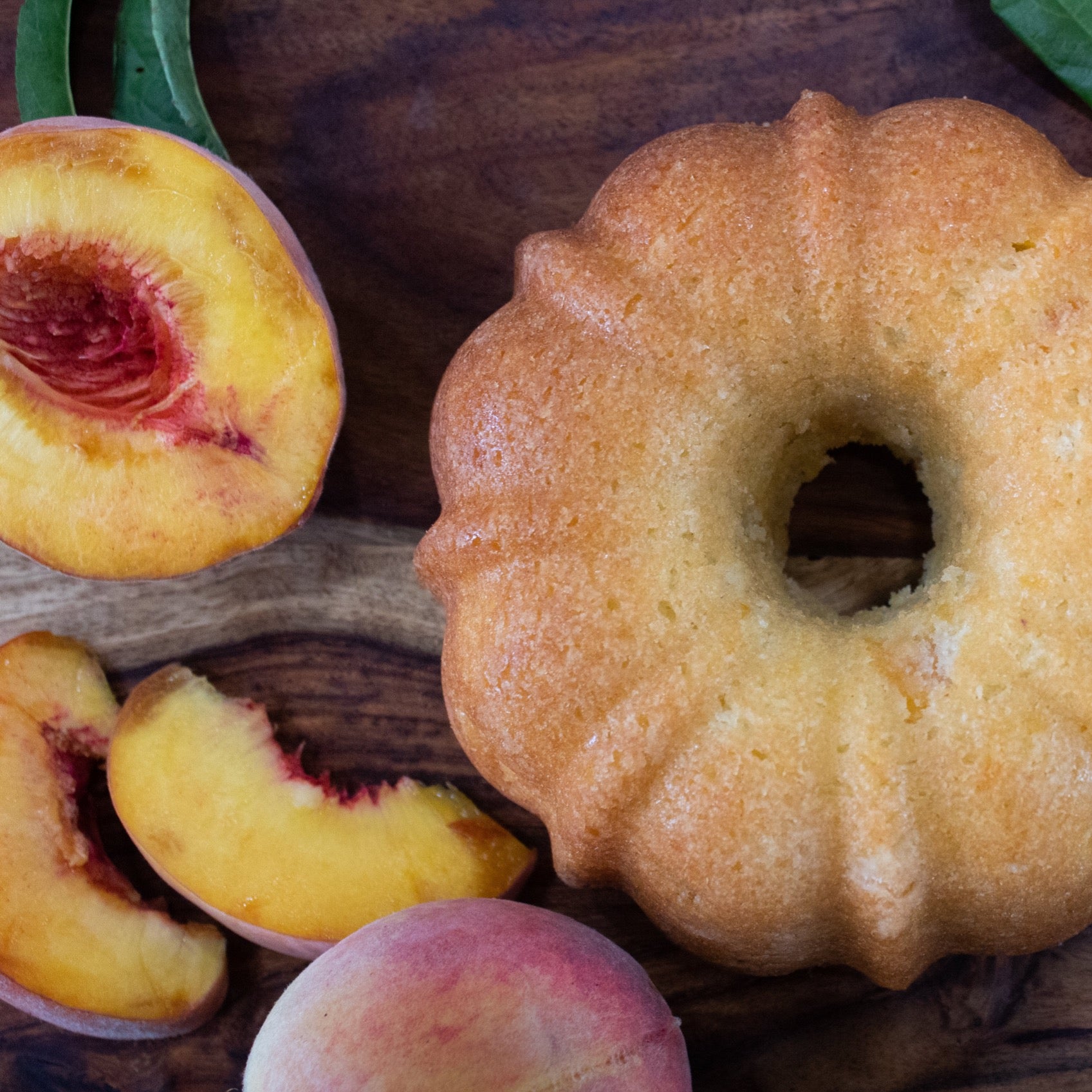 Peachy Pound Cake
