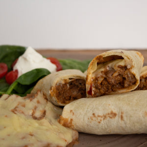 Beef and Cheese Burritos