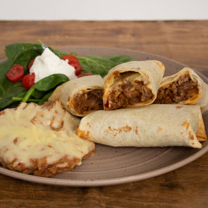 Beef and Cheese Burritos